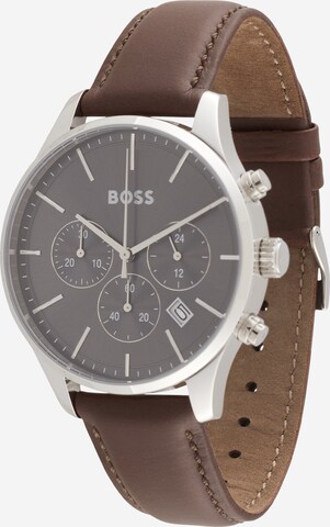 BOSS - Reloj analógico 'AVERY' en marrón: frente