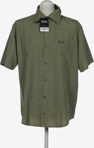 JACK WOLFSKIN Button Up Shirt in S in Green: front
