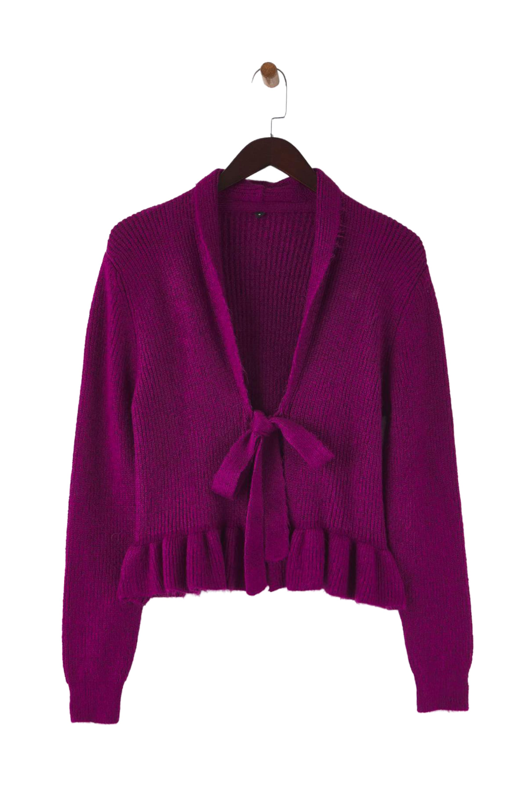 Trendyol Strickjacke in Lila: Vorderseite