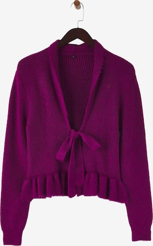 Trendyol Strickjacke in Lila: Vorderseite
