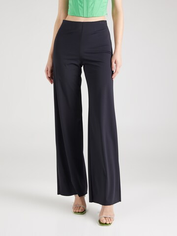 JAN 'N JUNE Wide leg Broek 'MARLENE' in Zwart: voorkant