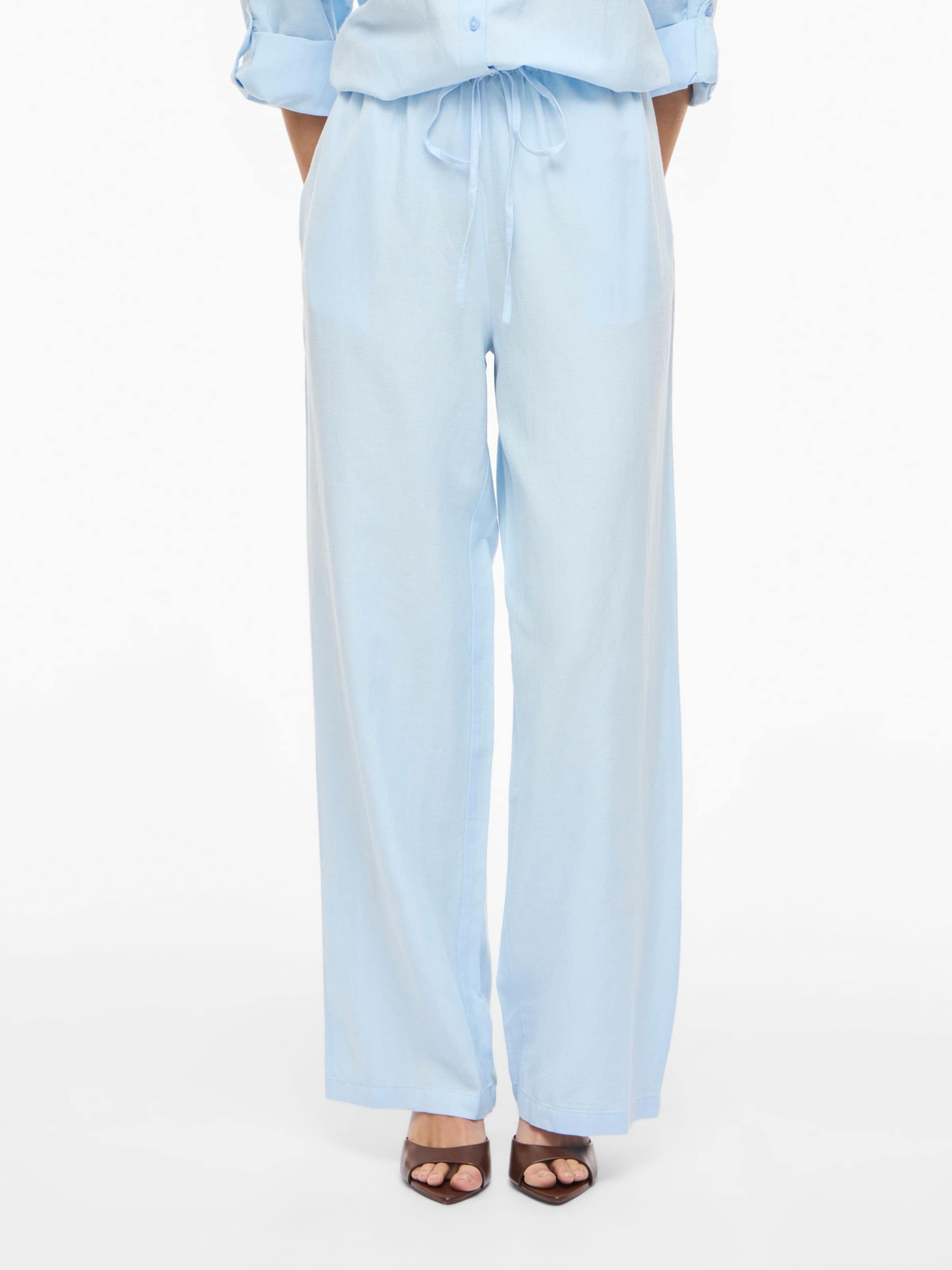 Wide Leg Pantalon VILA en bleu : devant