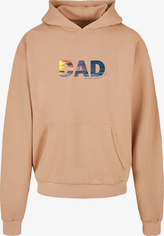 Merchcode Sweatshirt 'For The Best Dad' in Roze: voorkant