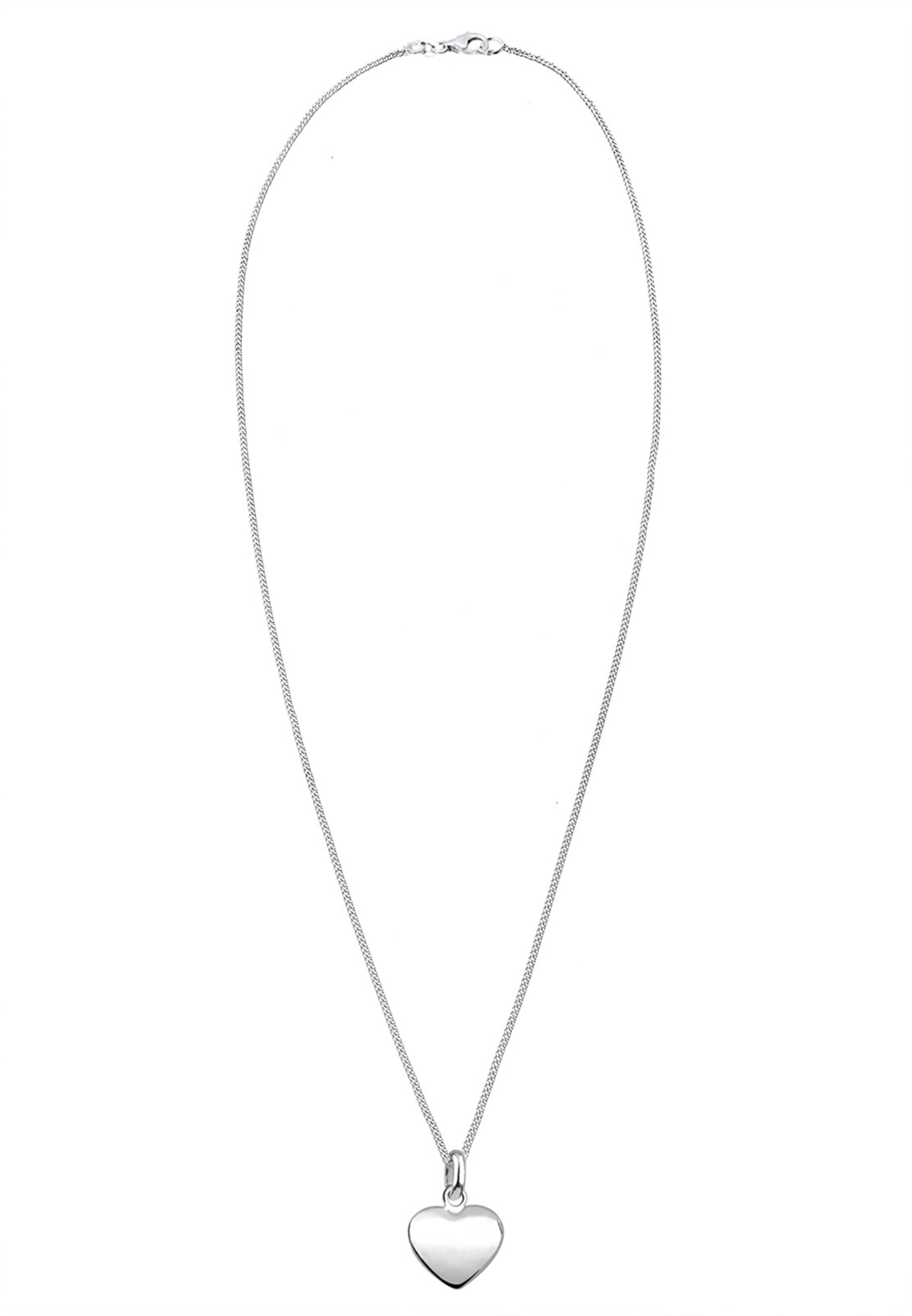 ELLI Necklace 'Herz' in Silver: front