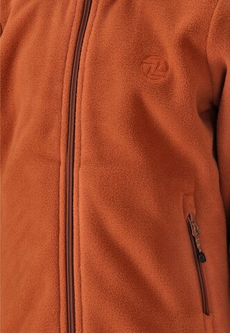 ZigZag Fleece Jacket 'Zap' in Orange