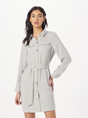 Robe-chemise Dorothy Perkins en gris : devant