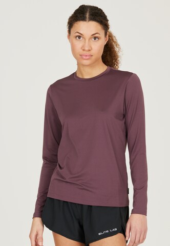 ELITE LAB Performance shirt 'X1 Elite' in Brown: front