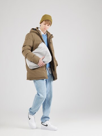 BLEND Winter Jacket in Brown