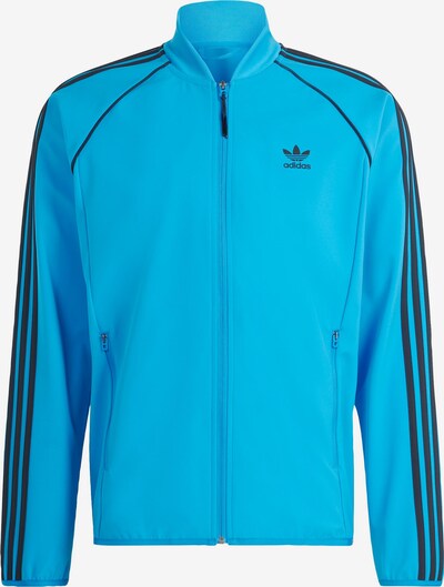 ADIDAS ORIGINALS Veste de survêtement 'SST' en bleu / noir chiné, Vue avec produit