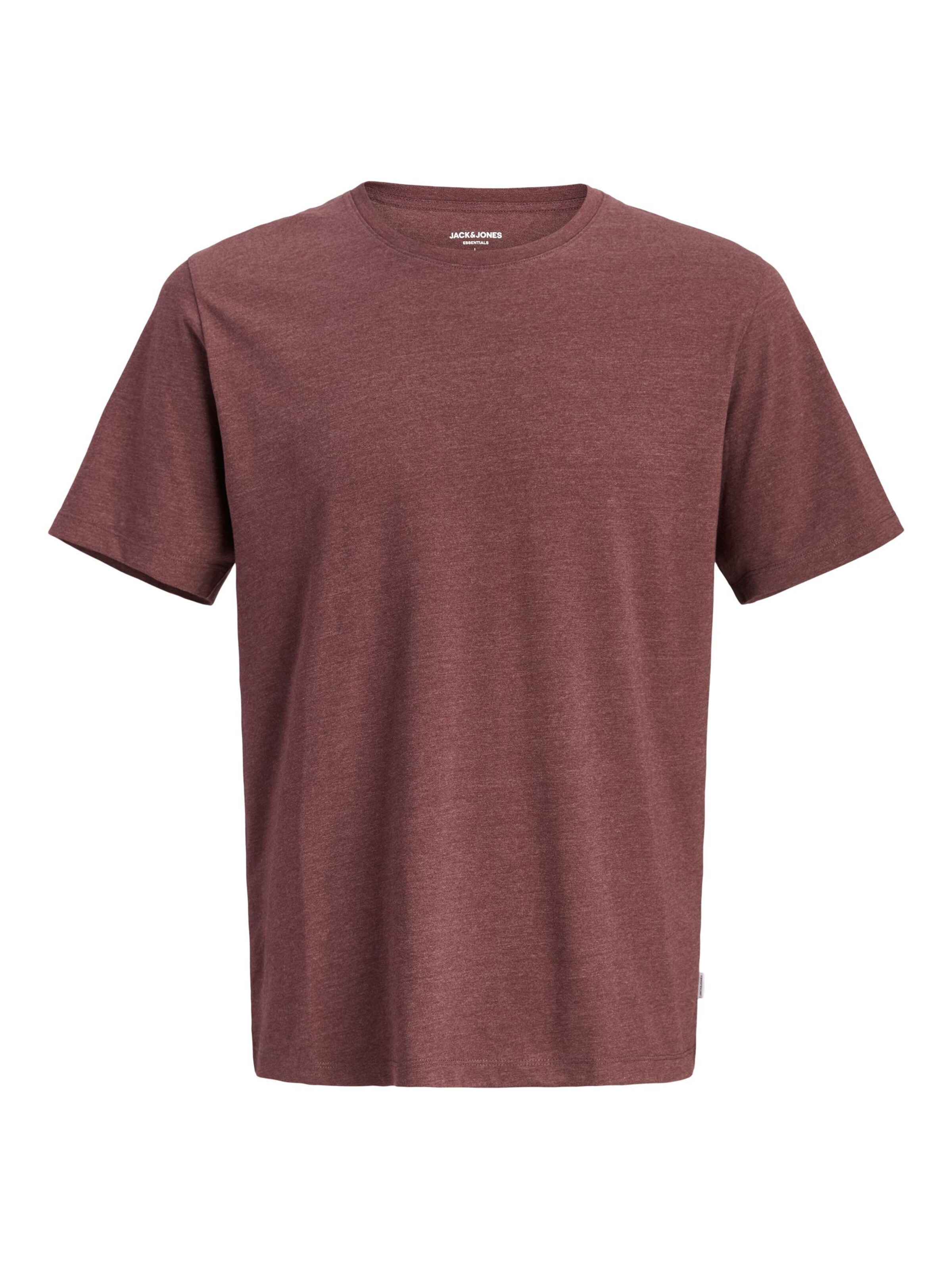 JACK & JONES T-Shirt en L en rouille, Vue avec produit
