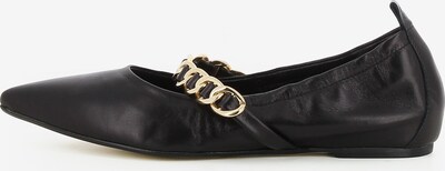 Gianluca Pisati Damen Ballerinas Paola in schwarz, Produktansicht