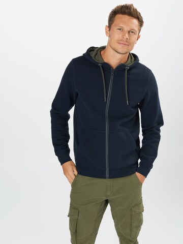 Veste de survêtement s.Oliver en bleu : devant