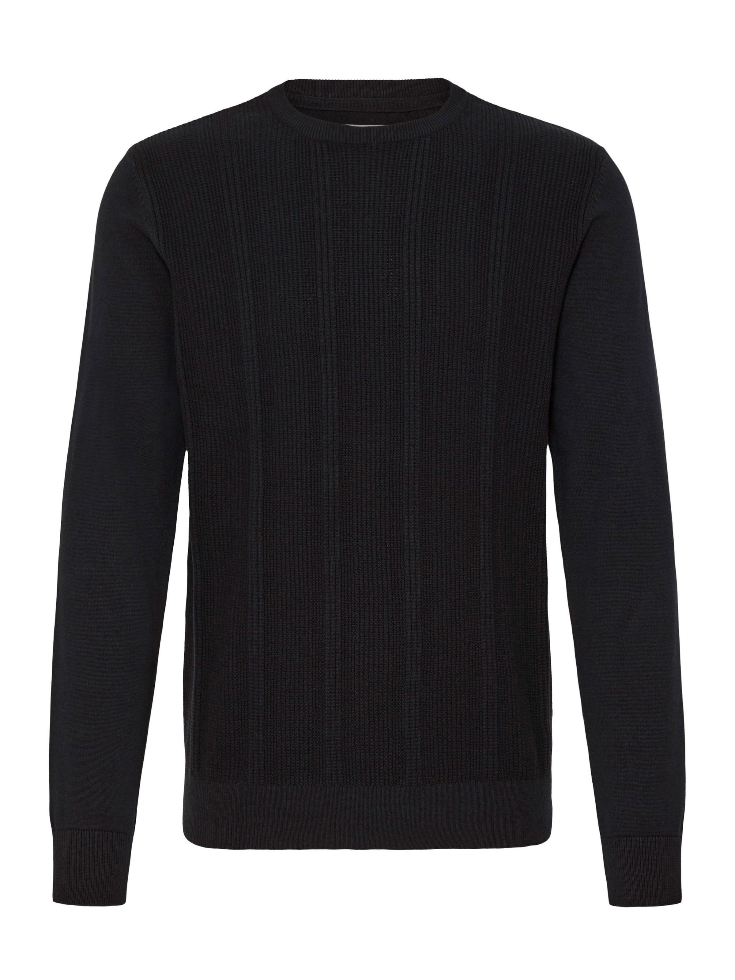 Pull-over ' BHBaron ' BLEND en noir : devant