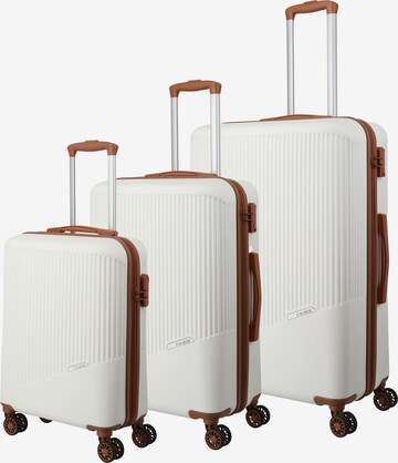 Set di valigie 'Bali' di TRAVELITE in bianco: frontale