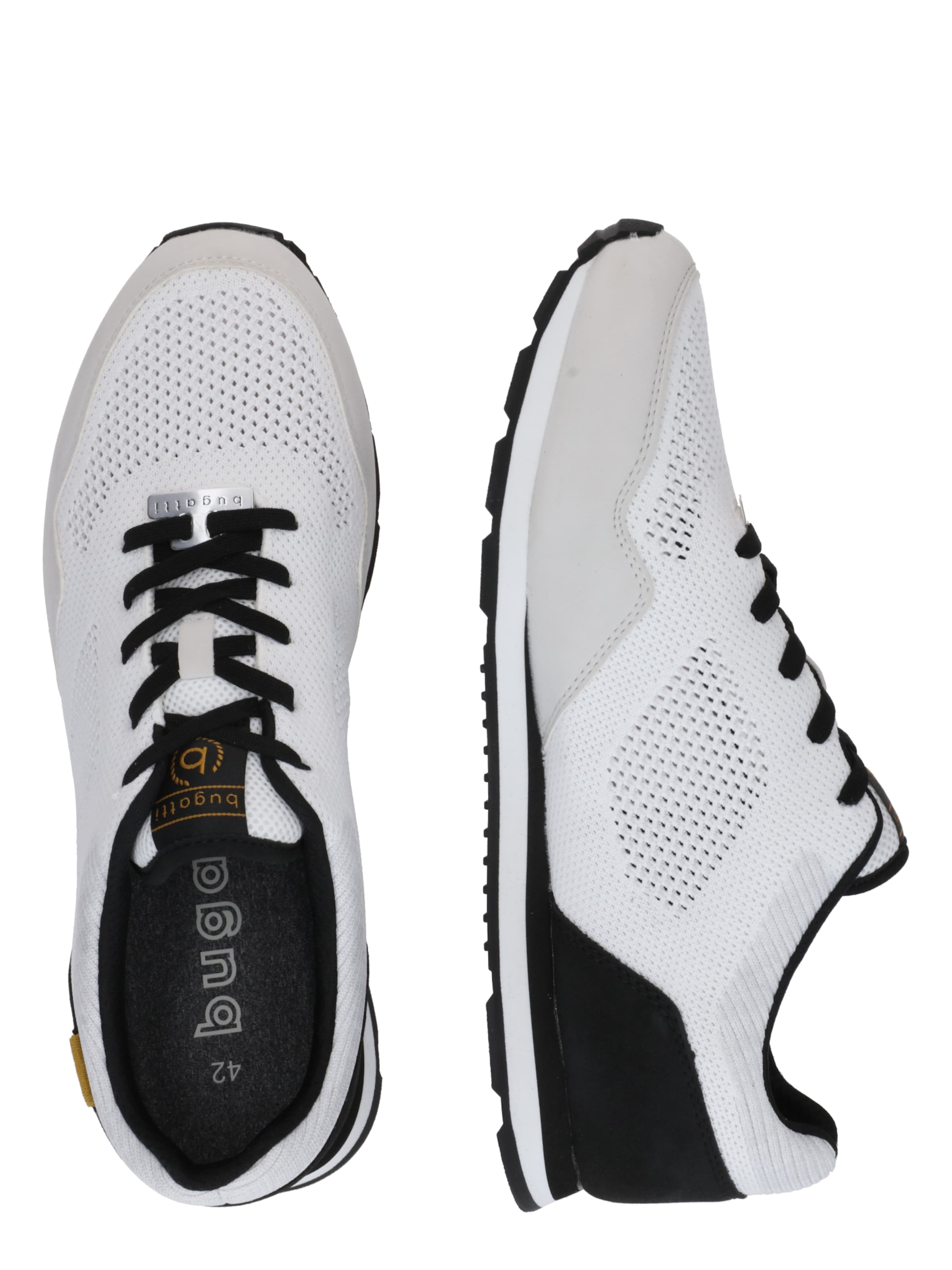 balta bugatti Sportbačiai be auliuko