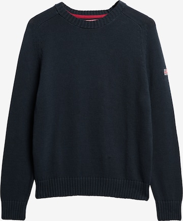 Pull-over Superdry en bleu : devant