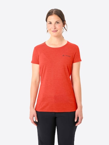 VAUDE Performance shirt 'Essential ' in Red: front