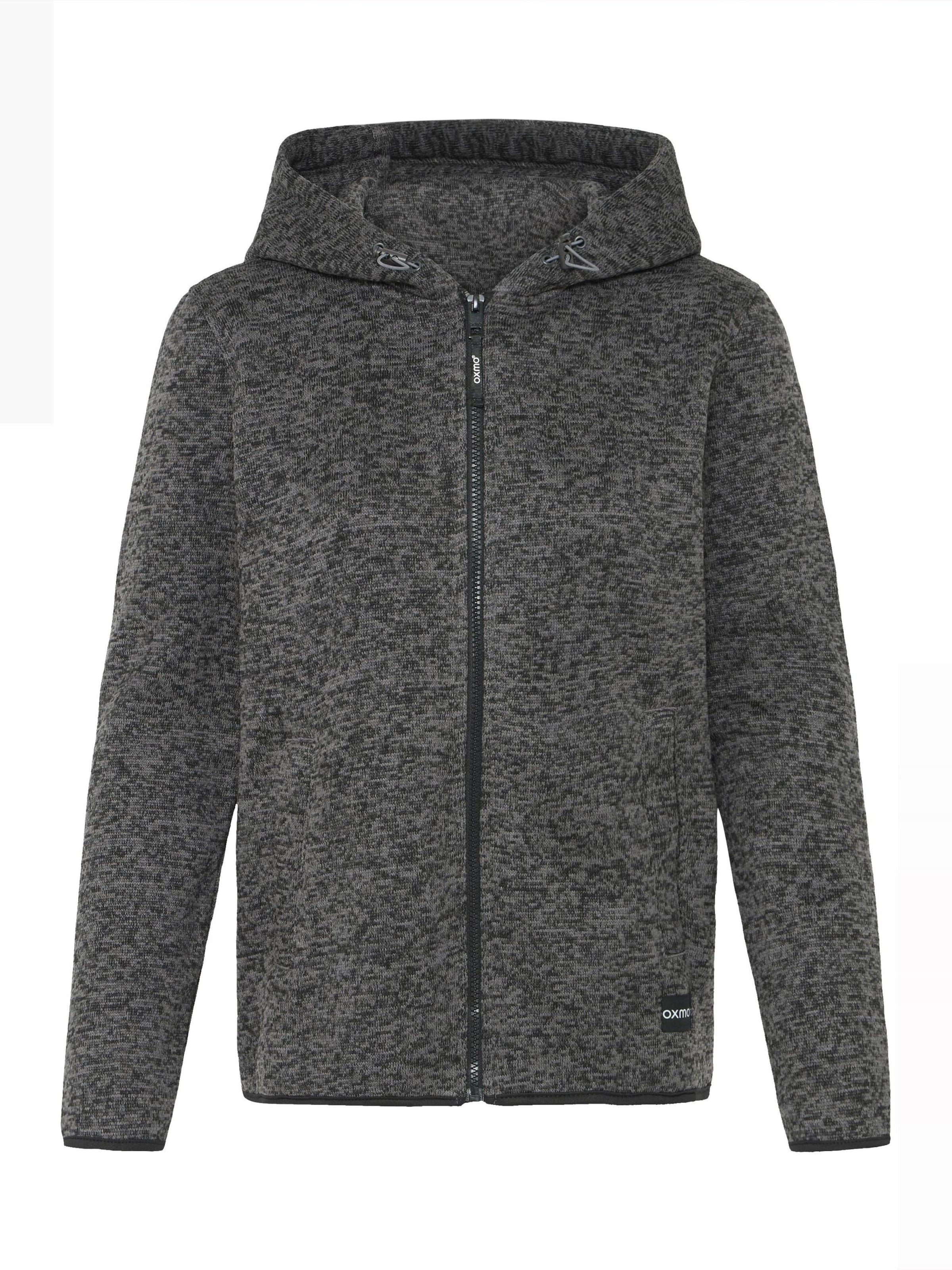 Oxmo - Chaqueta polar ' OXELFE HOODED ' en gris: frente
