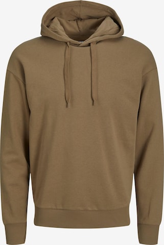 Sweat-shirt JACK & JONES en marron : devant