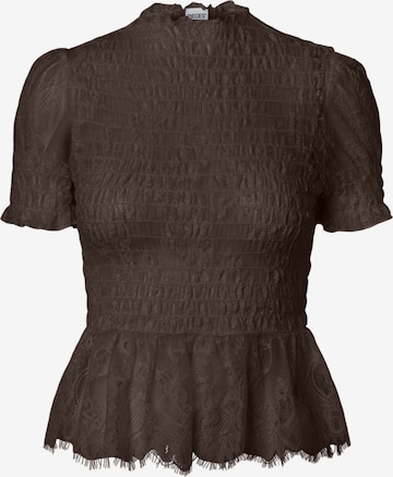 Camicia da donna 'PCJilly' di PIECES in marrone: frontale