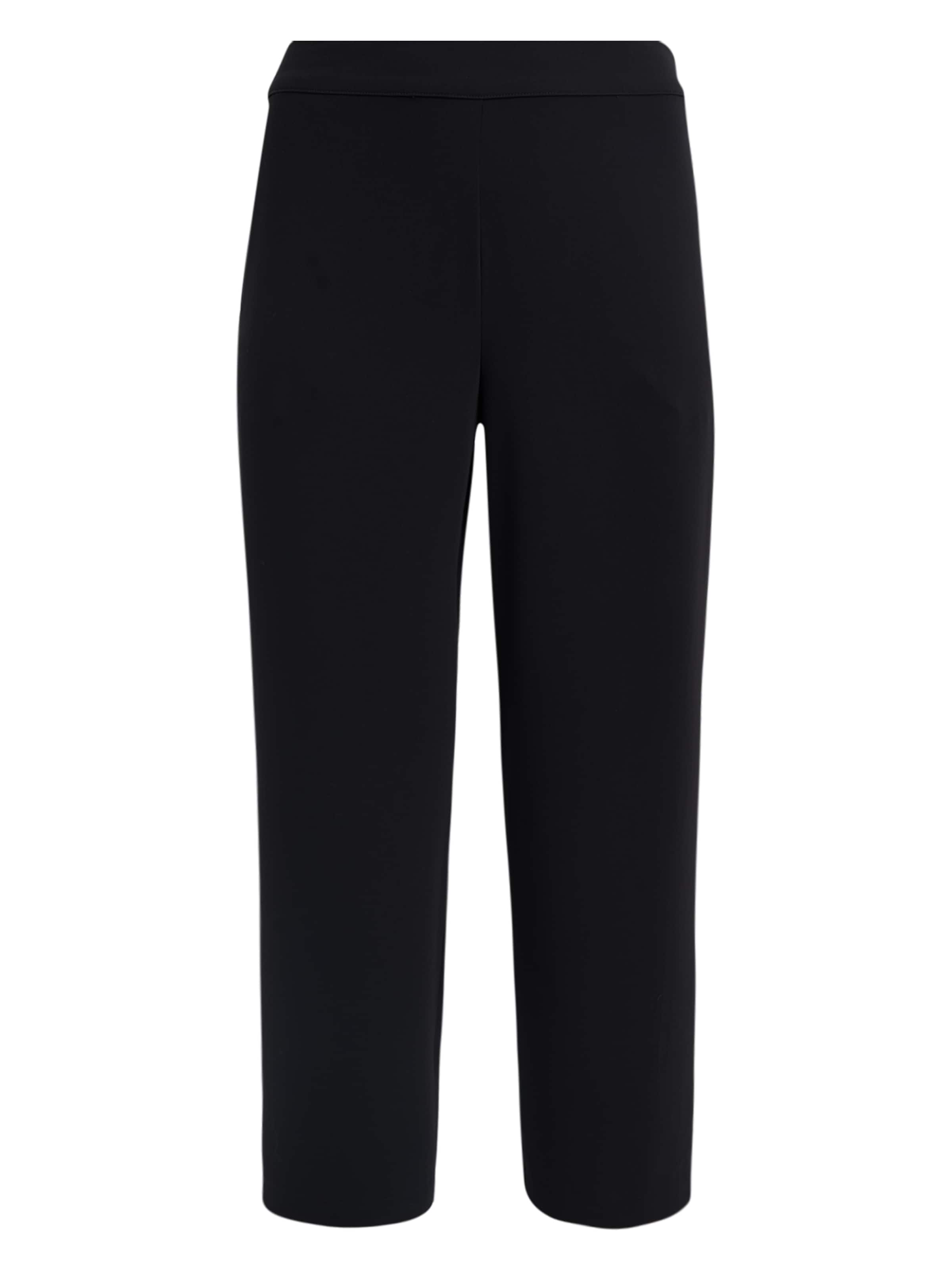 YOEK Loosefit Broek in Zwart: voorkant