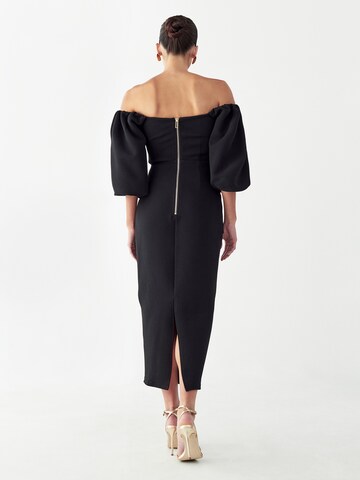 BWLDR Cocktailjurk 'Jessamy' in Zwart