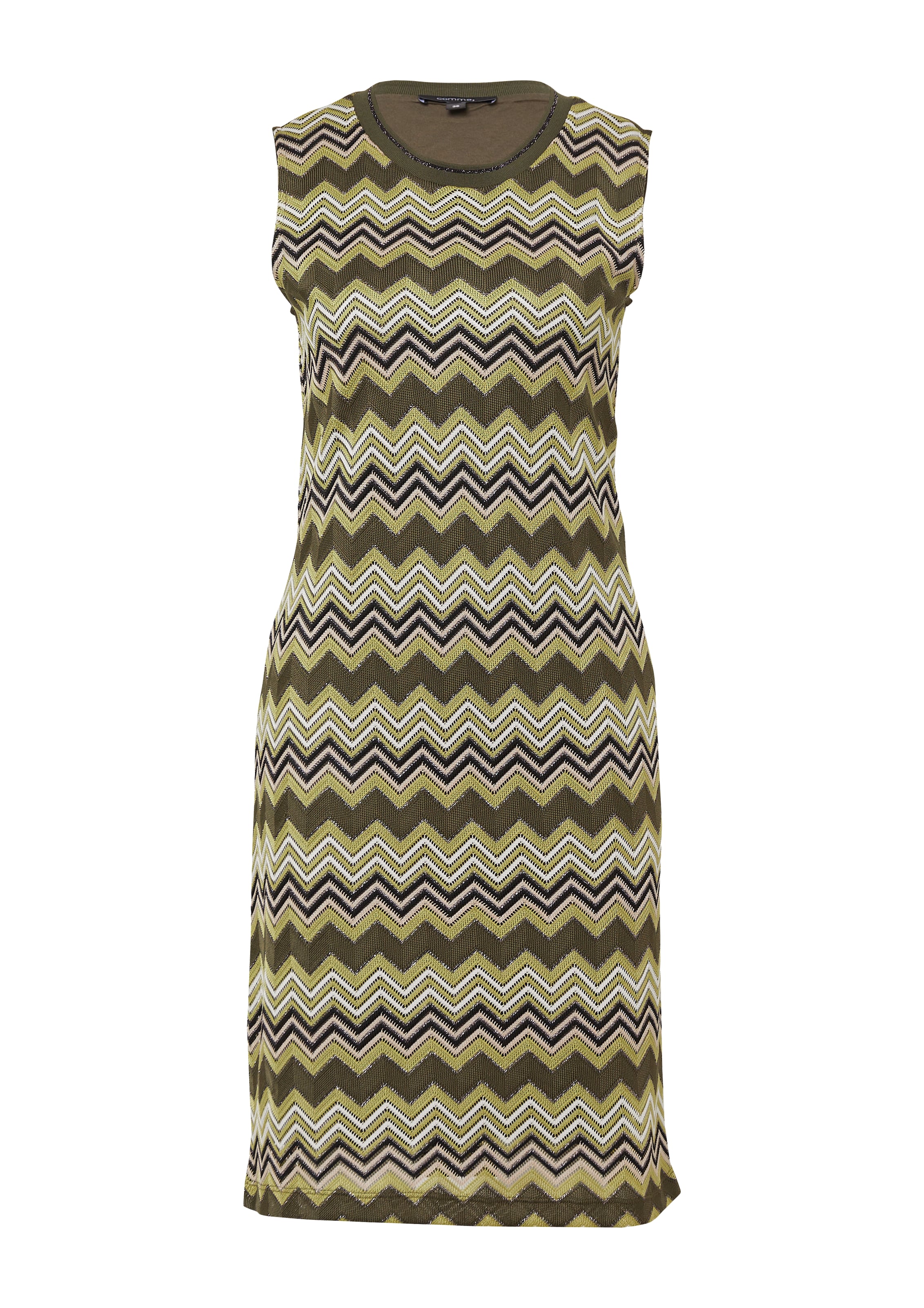 Robes en maille COMMA en vert : devant