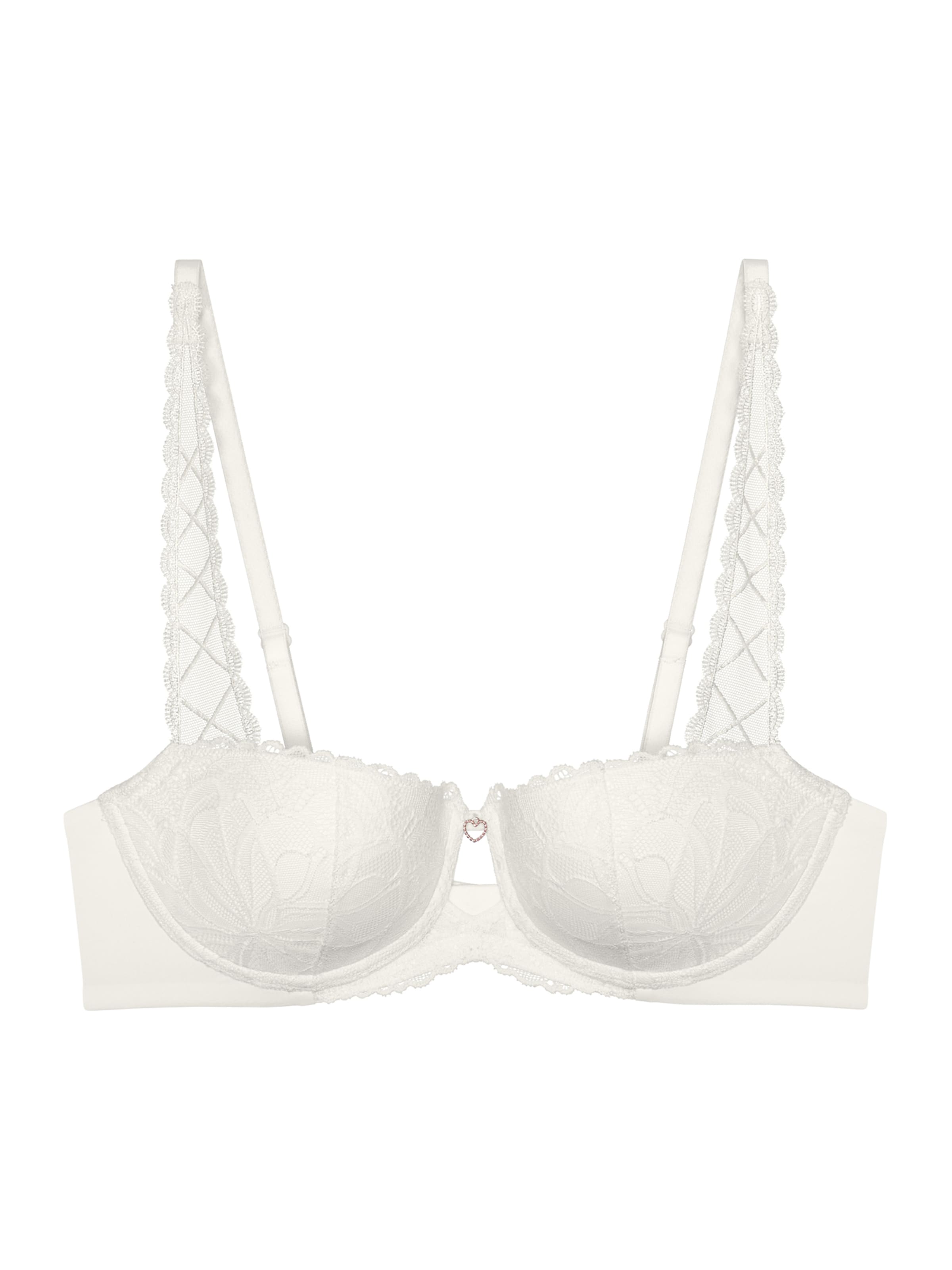 TRIUMPH - Push-up Soutien ' Illusion Lace Dirndl BH ' em branco: frente