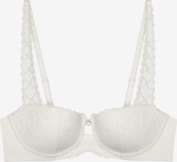 TRIUMPH BH ' Illusion Lace Dirndl BH ' in Wit: voorkant