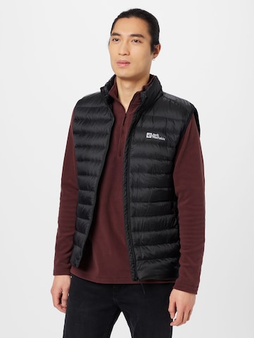 JACK WOLFSKIN Sports vest in Black: front