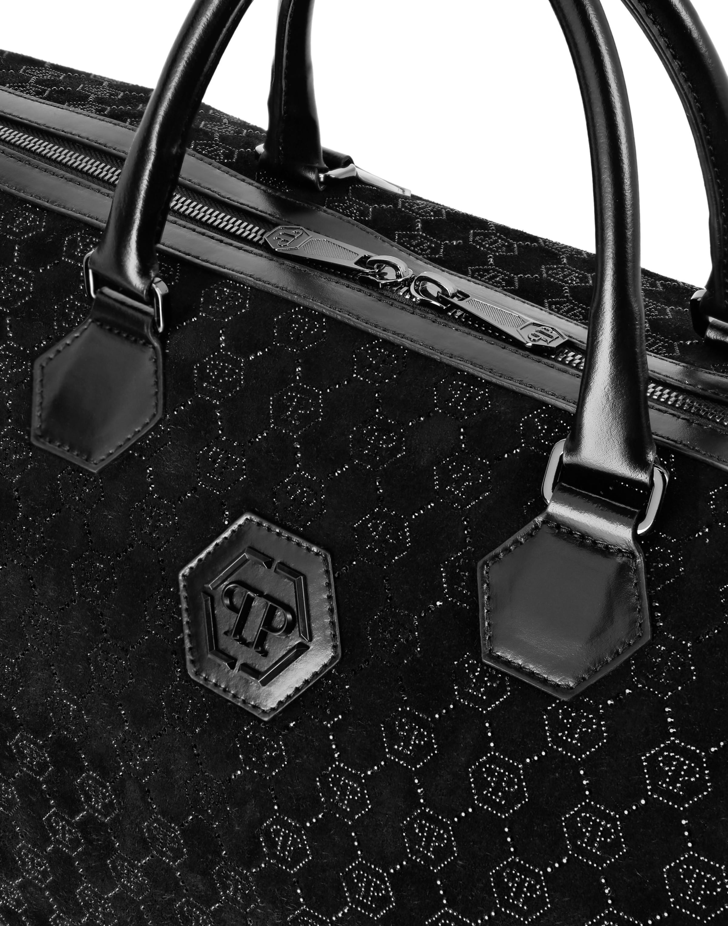 Philipp Plein Travel bag in Black