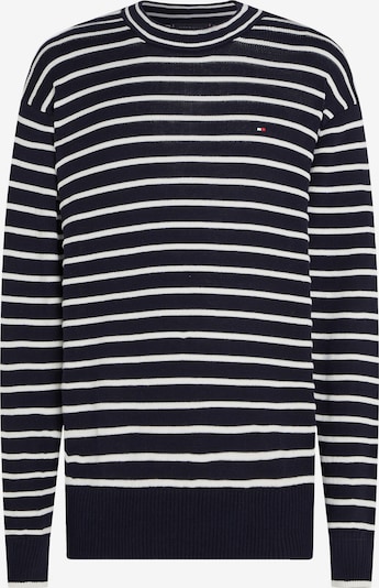 TOMMY HILFIGER Pulover 'Breton' u tamno plava / bijela, Pregled proizvoda