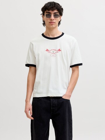 JACK & JONES T-Shirt in Weiß: Vorderseite