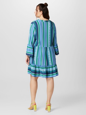 ONLY Carmakoma Košeľové šaty 'Marrakesh' - Modrá
