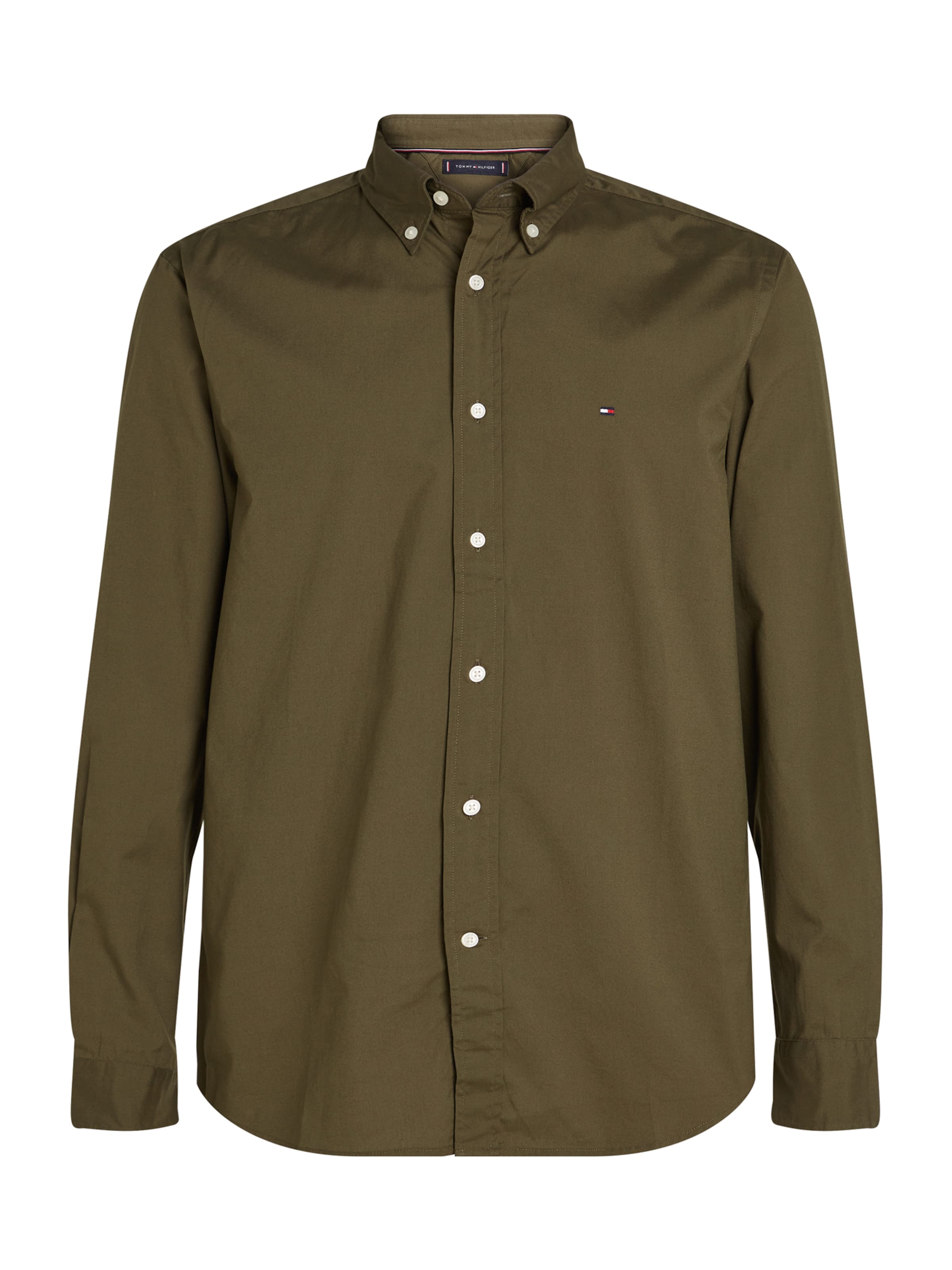 TOMMY HILFIGER Regular Fit Hemd 'Flex' in Blau: Vorderseite
