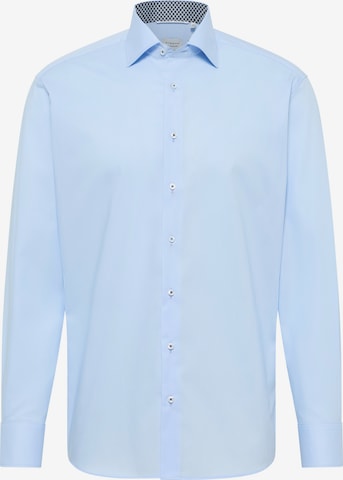 ETERNA Regular fit Zakelijk overhemd in Blauw: voorkant