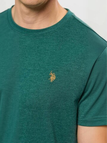 U.S. POLO ASSN. Regular Fit T-shirt ' UMArjun ' in Grün