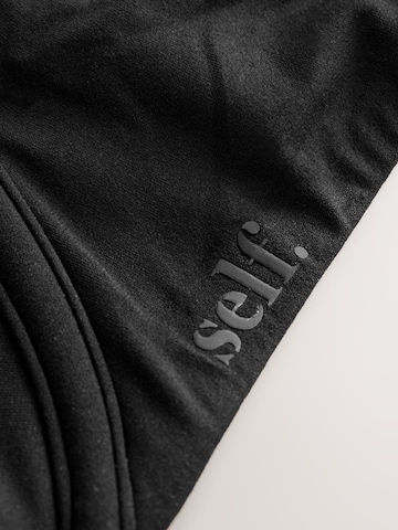 self. T-Shirt BH in Schwarz