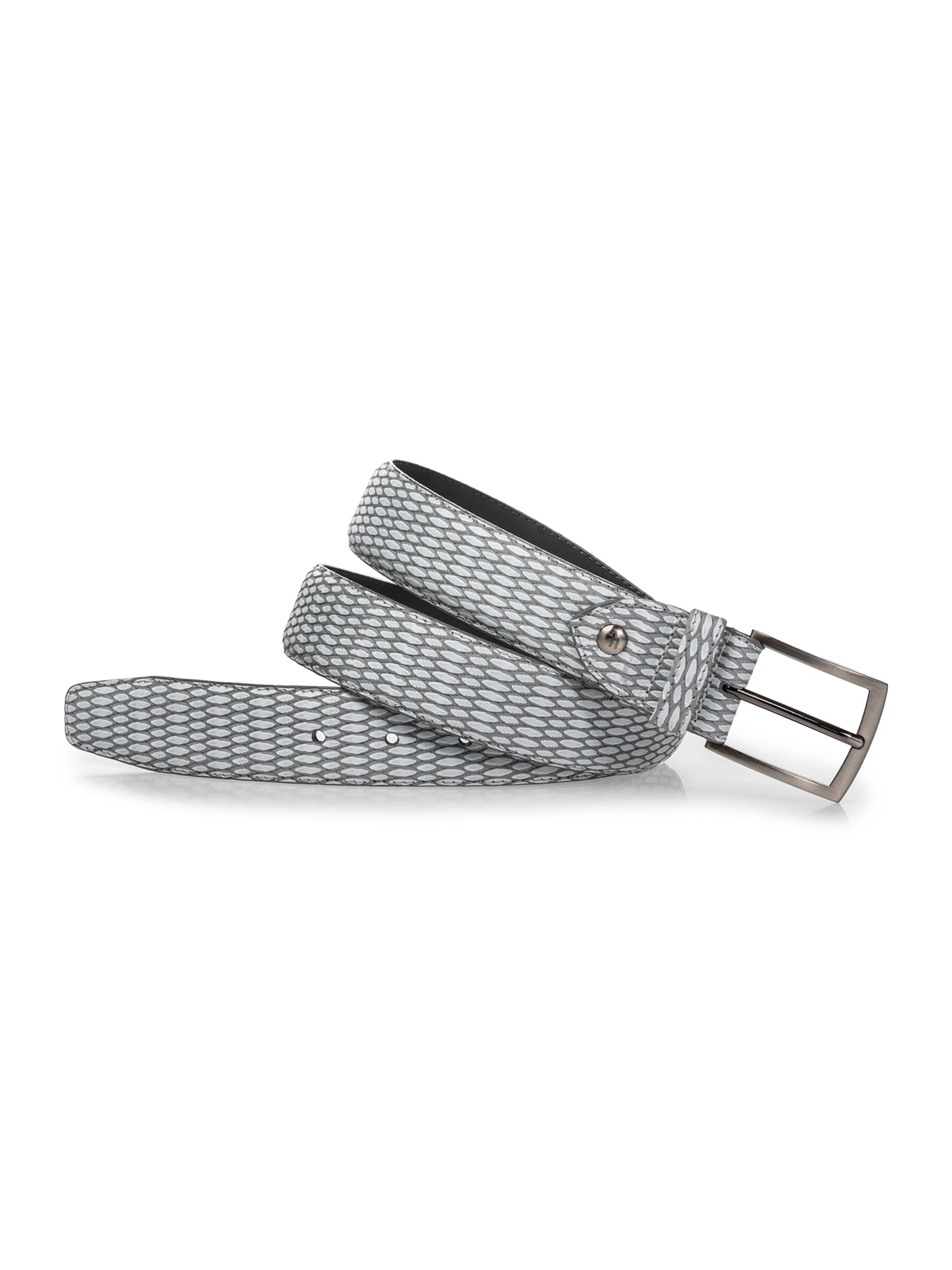 Floris van Bommel Riem 'De Belter 52' in Grijs: voorkant