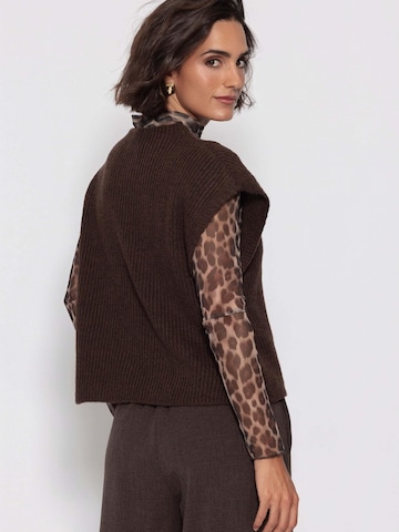 SASSYCLASSY Strickweste‌‌‌‌‌‌ in Braun