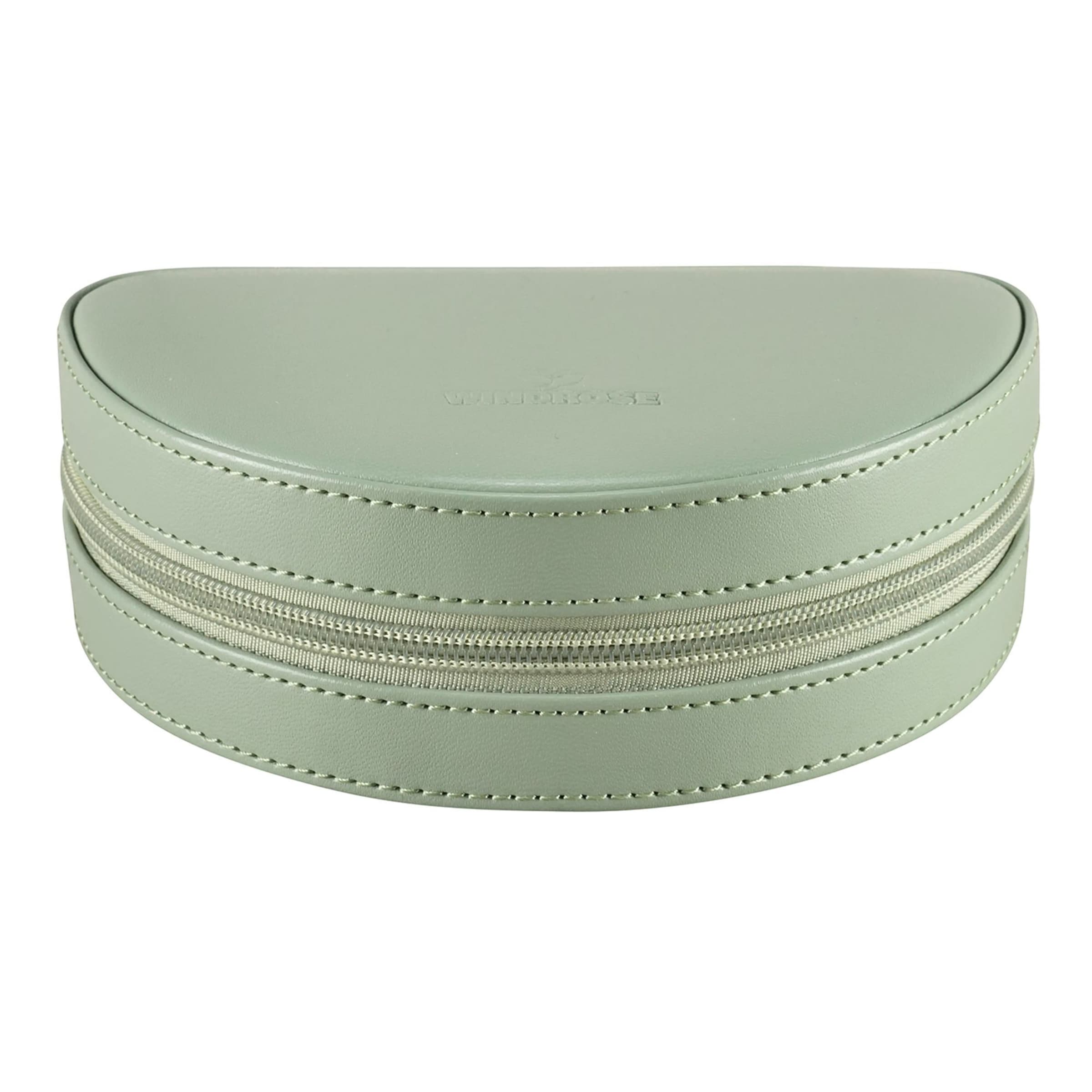 WINDROSE Schmuckkasten 'Merino' in Grün: Vorderseite