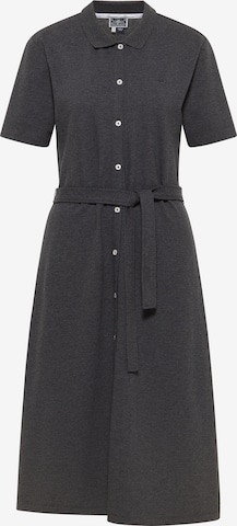 DreiMaster Maritim Shirt Dress in Grey: front