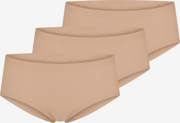SCHIESSER Boyshorts 'Invisible Cotton' in Brown: front