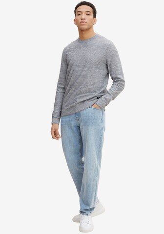 TOM TAILOR DENIM Pullover in Grau