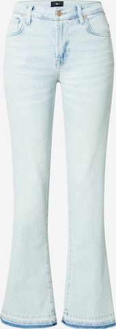 7 for all mankindBootcut/trapezice Traperice 'MAUI' - plava boja: prednji dio