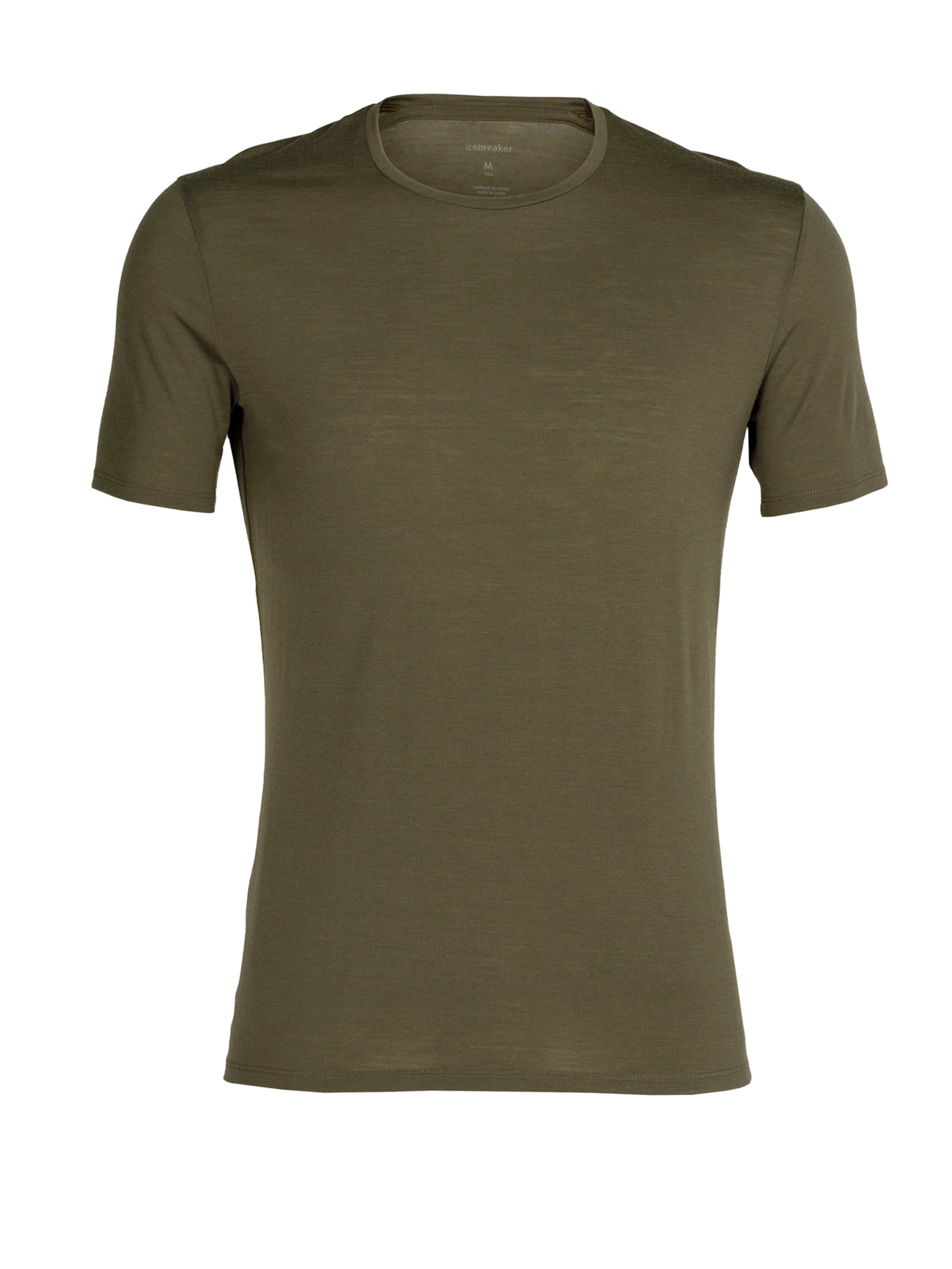 Maglia funzionale 'Anatomica' di ICEBREAKER in verde: frontale