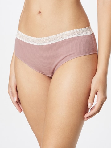 SLOGGI Panty 'GO Ribbed' in Braun: predná strana