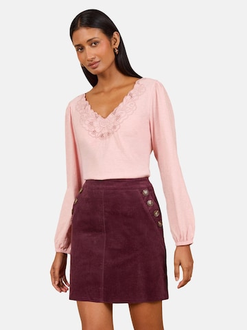 love & roses - Falda en rojo: frente