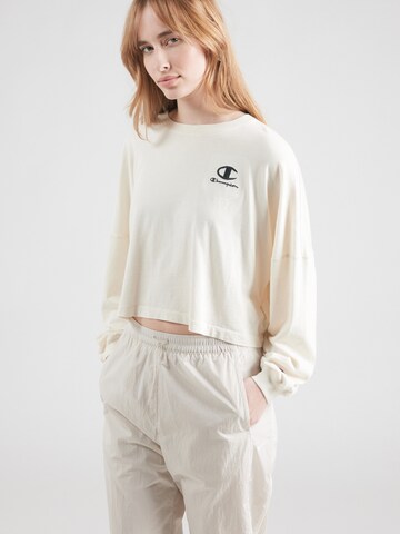 T-shirt Champion Authentic Athletic Apparel en blanc : devant