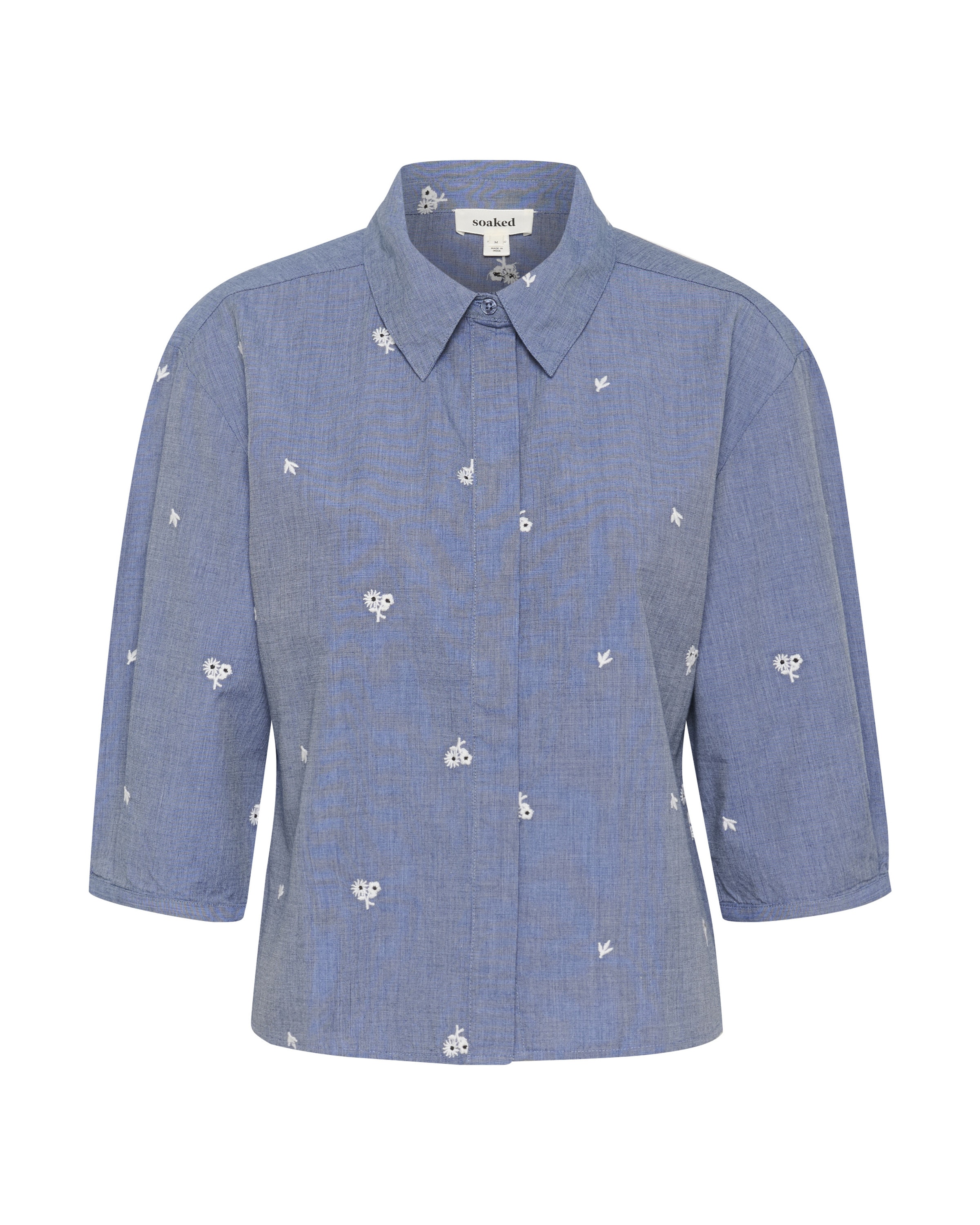 SOAKED IN LUXURY Blouse &#x27;Elly&#x27; in Blauw: voorkant